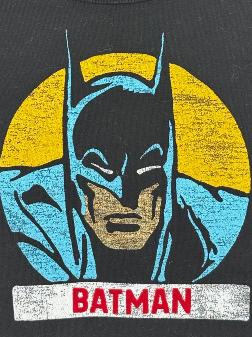 Baby Gap DC Comics Toddler Size 4 Years Sweatshirt Black Batman Graphic Long Slv